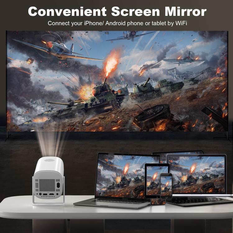 P30 Game Projector Android 11 System With Wireless Gaming Controller 720P Home Theater