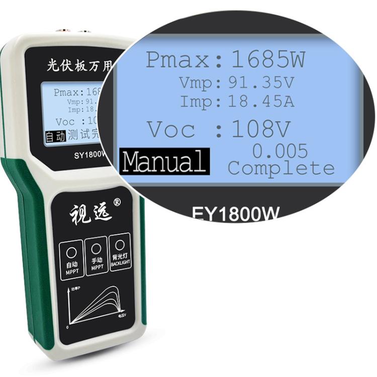 جهاز قياس متعدد للوحة الطاقة الشمسية الكهروضوئية MPPT من Elejoy بقوة 1800 واط، EY1800W