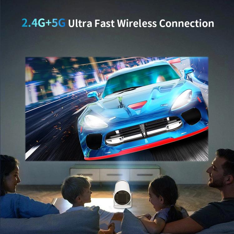Game Projector Android 11 System With Wireless Gaming Controller 720P Home Theater, HY300