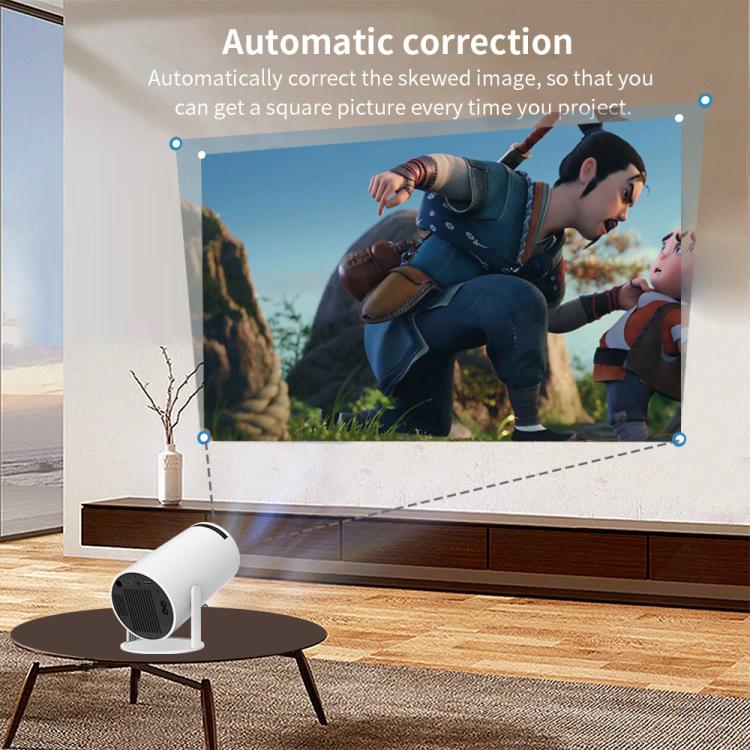 Game Projector Android 11 System With Wireless Gaming Controller 720P Home Theater, HY300