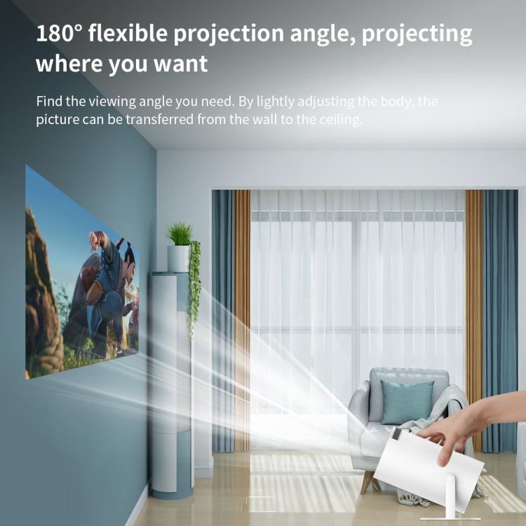 Game Projector Android 11 System With Wireless Gaming Controller 720P Home Theater, HY300