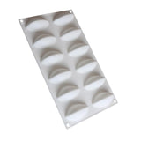 10-Cavity Mango Jelly Mousse Cake & Ice Cream Silicone Mold For DIY Chocolate And Fondant