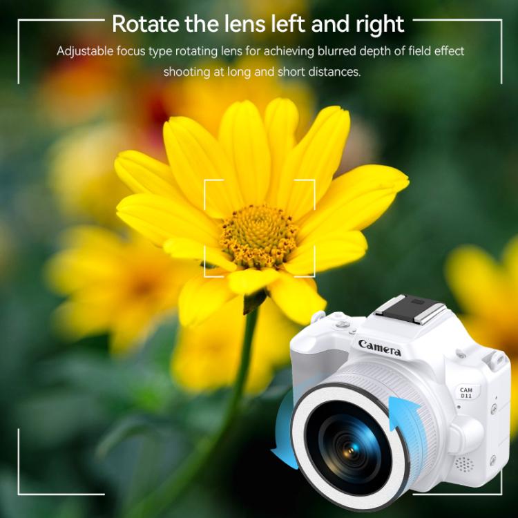 48 Million Pixel 2K Ultra HD Mini Digital Portable Camera, Black, White, White+Fill Light, Black+Fill Light