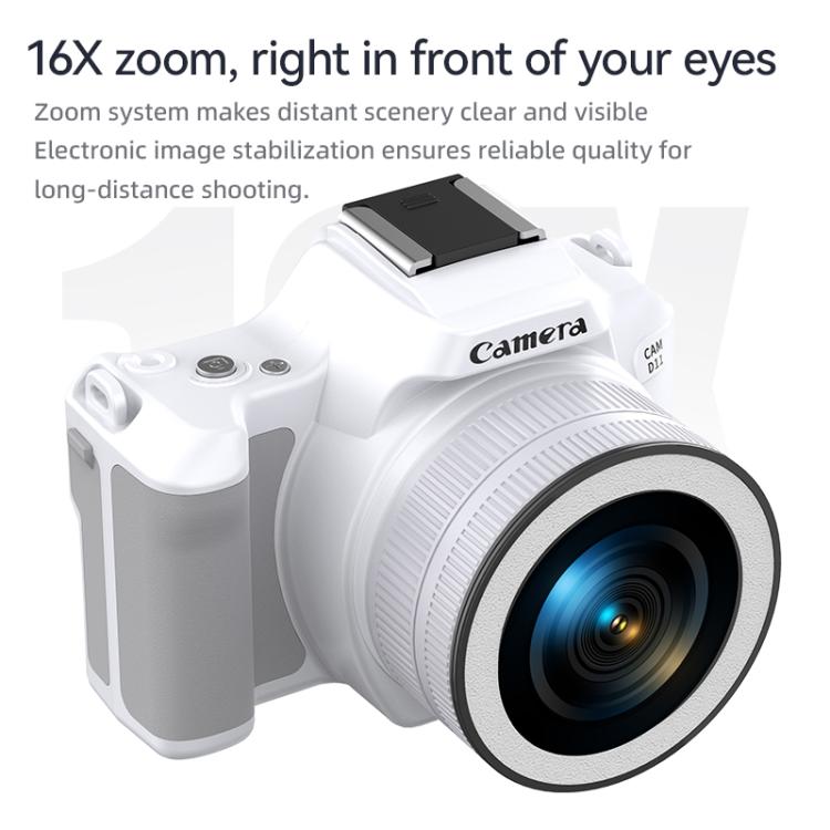 48 Million Pixel 2K Ultra HD Mini Digital Portable Camera, Black, White, White+Fill Light, Black+Fill Light