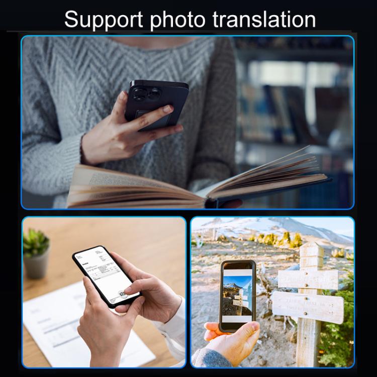 T1 AI Large Model Slim Card Magnetic Translator Audio Transcription Equipment