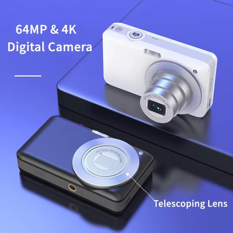 4K HD 6X Optical Zoom Digital Camera 3 Inch IPS Screen Video Vlogging Camcorde 32G