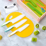 Children Plastic Cooking Knife Set Kids DIY Peeler Kicthen Tools