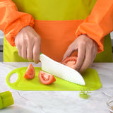 Children Plastic Cooking Knife Set Kids DIY Peeler Kicthen Tools