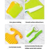 Children Plastic Cooking Knife Set Kids DIY Peeler Kicthen Tools
