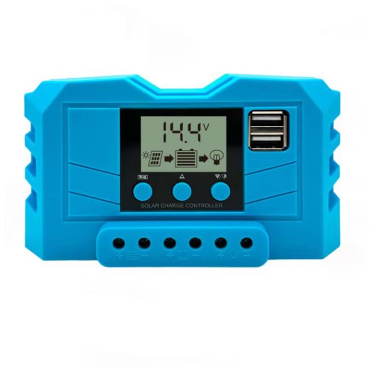 12V 24V Lithium Lead Acid Solar Charge Controller PWM PV Controller With LCD Display, 10A, 20A, 30A