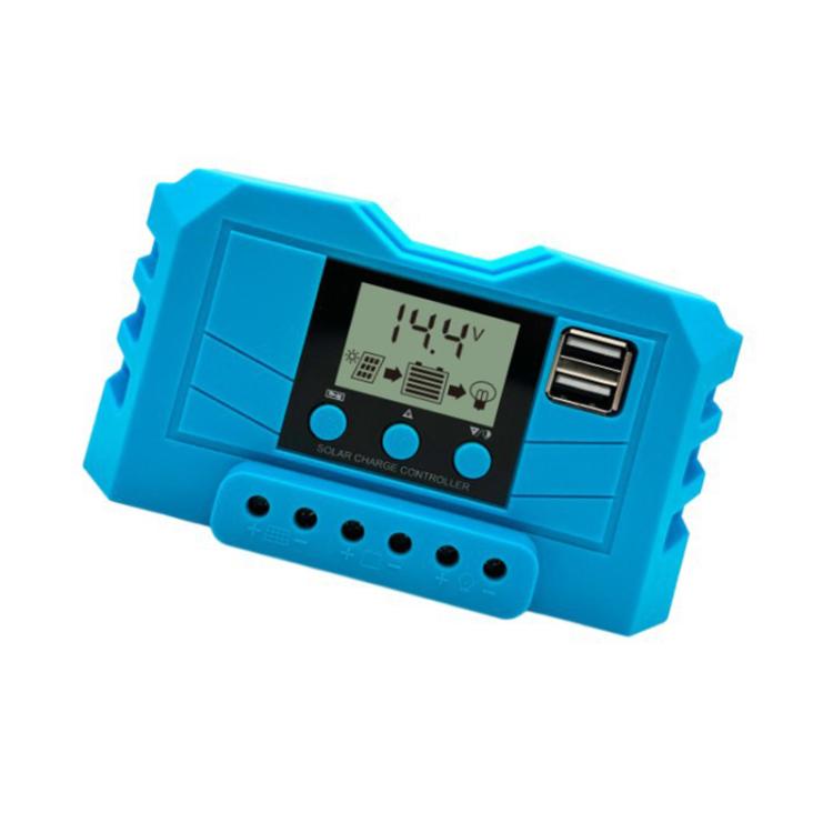 12V 24V Lithium Lead Acid Solar Charge Controller PWM PV Controller With LCD Display, 10A, 20A, 30A