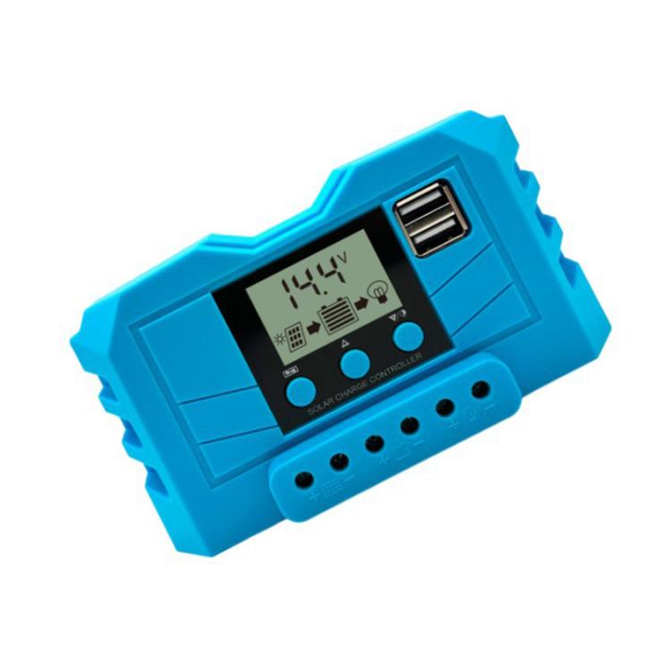 12V 24V Lithium Lead Acid Solar Charge Controller PWM PV Controller With LCD Display, 10A, 20A, 30A
