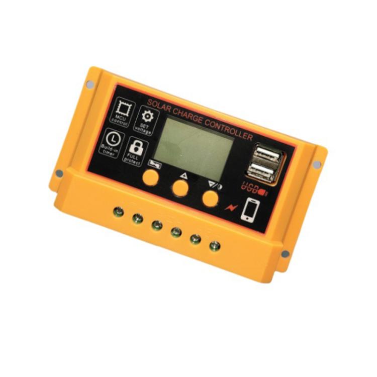 12V 24V Solar Controller PV Solar Charge Controller With LCD Display, 10A, 20A, 30A
