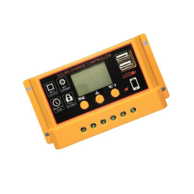 12V 24V Solar Controller PV Solar Charge Controller With LCD Display, 10A, 20A, 30A