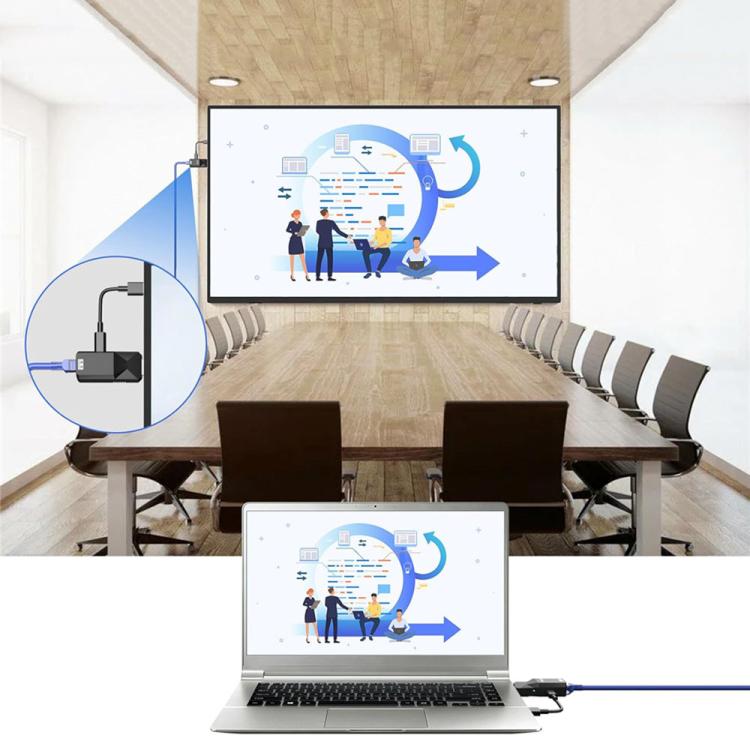 PWAY DT258 120m HDMI-Compatible 1080P HD Video Network Extender Mini HD Video Transmitter