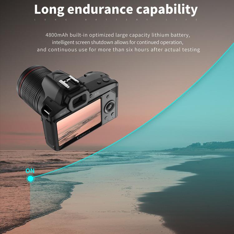 D5 HD WiFi Digital Camera 64MP Dual Camera Night Vision Photography Video DV, Standard White, Standard+Fill Light, Standard+Macro Lens, Standard+Microphone, Standard+Handheld Bracket, Standard+Mic+Light+Lens+Bracket