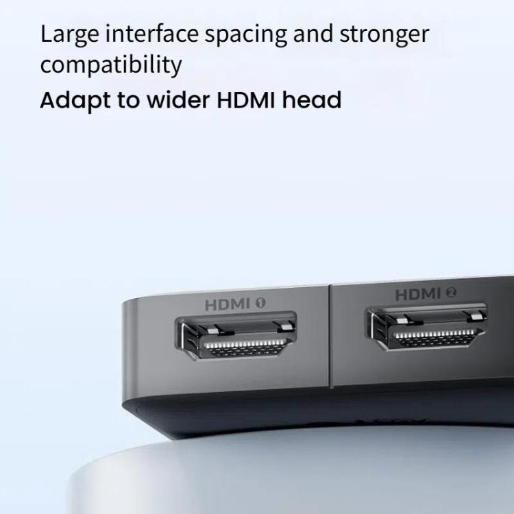 محول HDMI من ANKER A83H1 4K 2 إلى 1 مخرج لمحطة الإرساء، A83H1