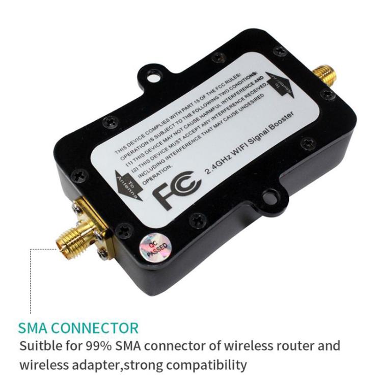 EDUP EP-AB007 2.4G Band SMA Head Remote Control Wifi Router Two-Way Signal Amplifier Extension Booster, EU Plug, US Plug