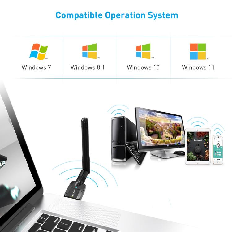 EDUP USB Bluetooth Adapter 5.4 Transmitter Audio Receiver Module, CP00691