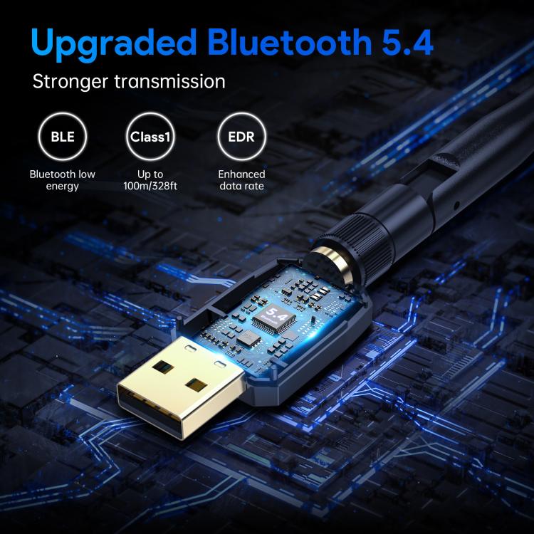 EDUP USB Bluetooth Adapter 5.4 Transmitter Audio Receiver Module, CP00691