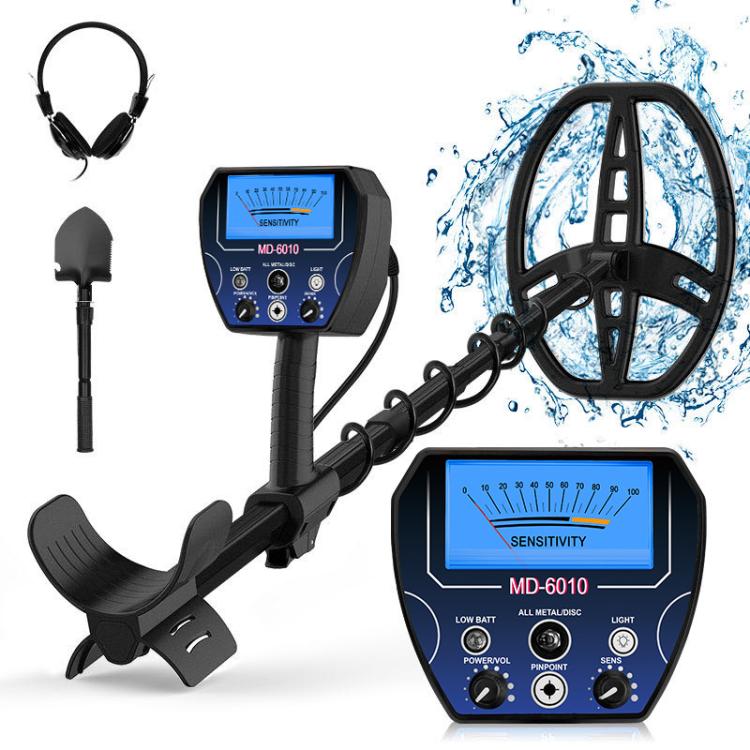 Goint MD-6010 Handheld Metal Detector High Sensitivity Underground Gold Detector Outdoor Treasure Hunter, MD-6010