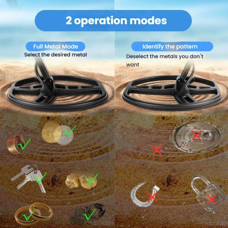 Goint MD-6010 Handheld Metal Detector High Sensitivity Underground Gold Detector Outdoor Treasure Hunter, MD-6010