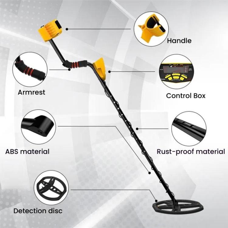 Goint MD6350 Handheld Underground Metal Detector Outdoor Archaeology Waterproof Treasure Hunting Detector, MD6350