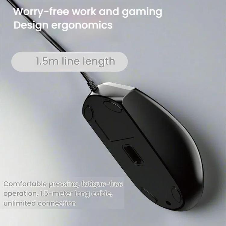 Chasing Leopard 316 1.5m Office Home Wired USB Optical Computer Mouse, 316