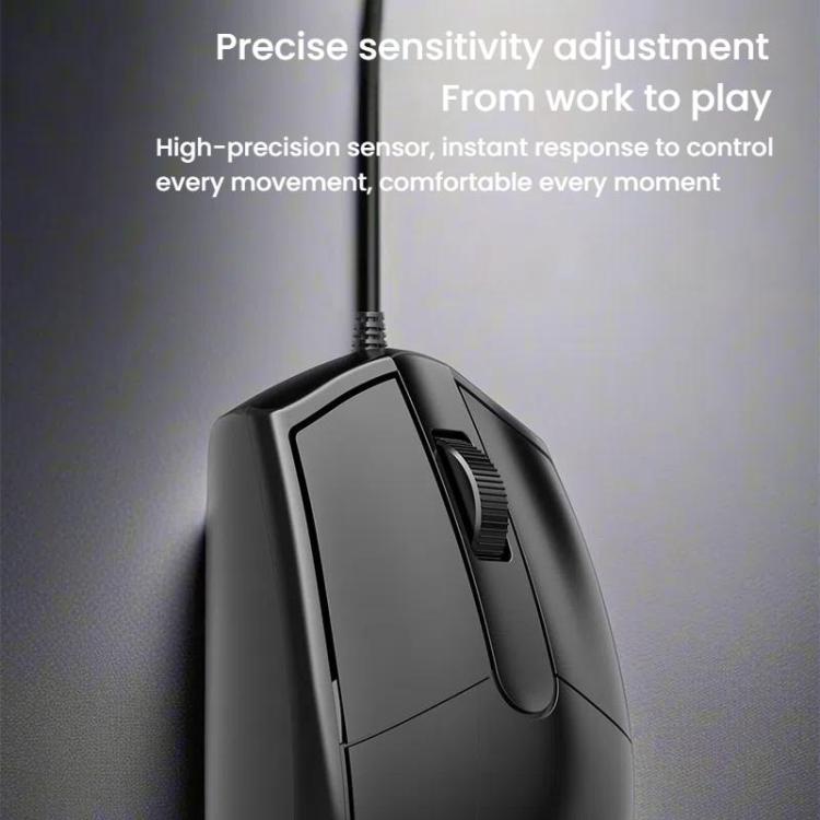 Chasing Leopard 316 1.5m Office Home Wired USB Optical Computer Mouse, 316
