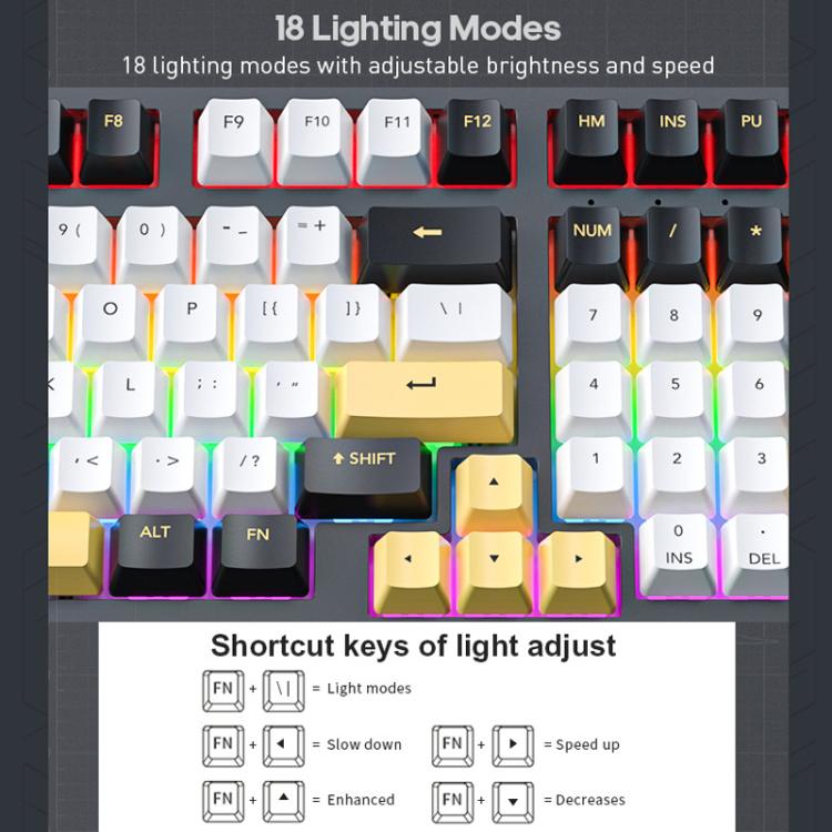 iMICE GK-500 Type-C Wired Mechanical Keyboard Gaming Keyboards