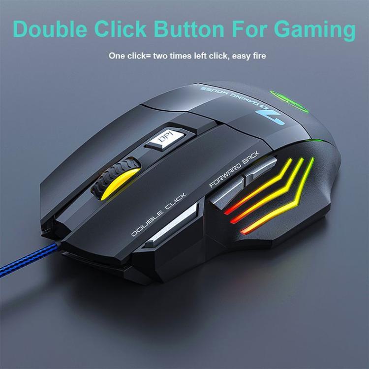 Floating Keycaps Rainbow Backlight Wired Keyboard Mouse Set, iMICE AN-300 Arabic, iMICE AN-300 English