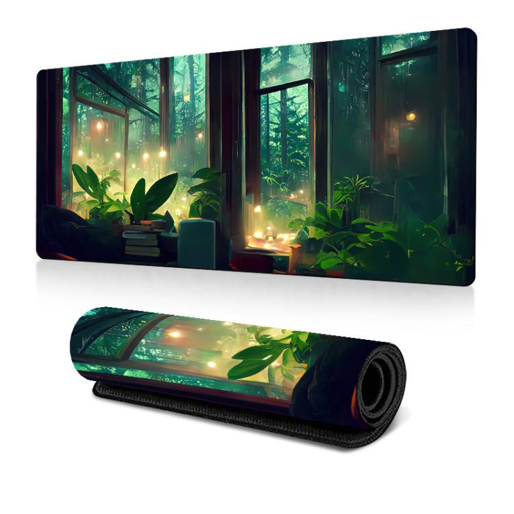 Frog Mouse Pad Cute Green Desk Mat With Non-Slip Rubber Base For Computer Laptop, 300x600x2mm, 300x600x3mm, 300x700x2mm, 300x700x3mm, 300x800x2mm, 300x800x3mm, 400x900x2mm, 400x900x3mm