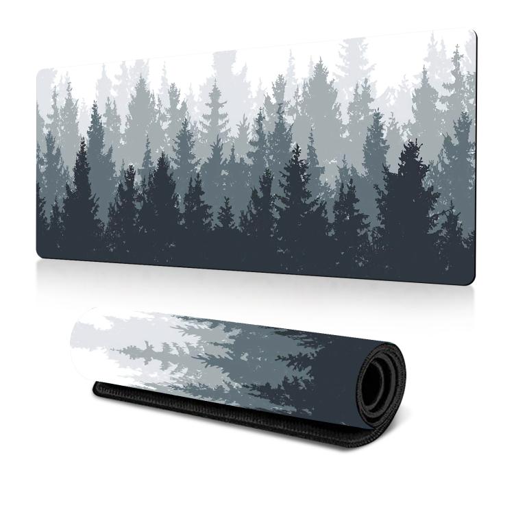 Flowers and Trees Themed Mouse Pad Desk Mat For Office/Gaming, 300x600x2mm, 300x600x3mm, 300x700x2mm, 300x700x3mm, 300x800x2mm, 300x800x3mm, 400x900x2mm, 400x900x3mm