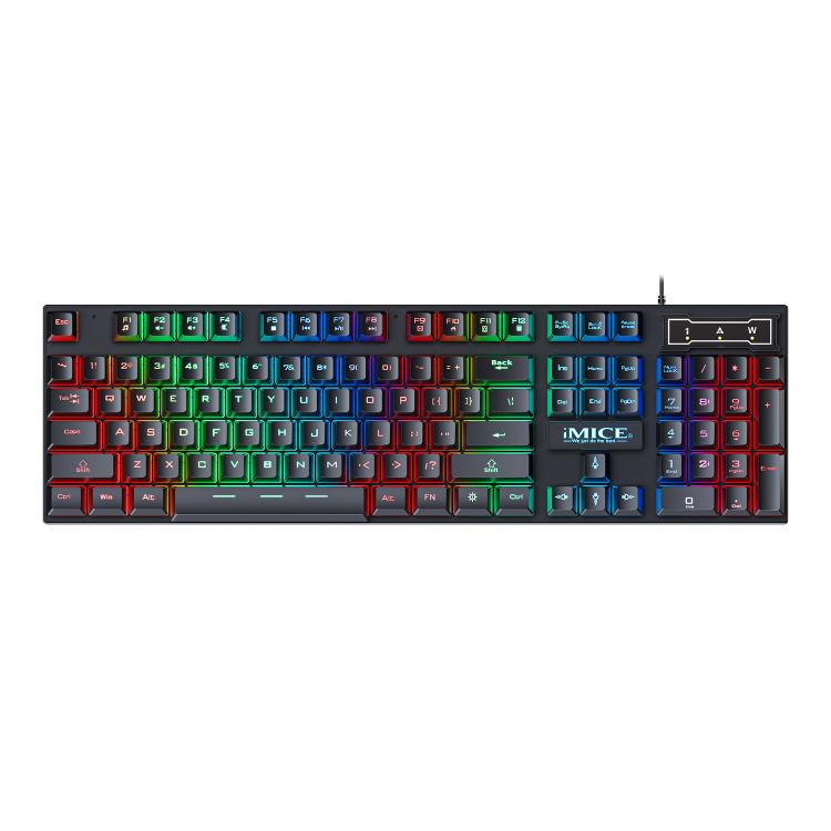 Wired Hovering Illuminated Gaming Keyboard Mouse Headset Set, GK-490