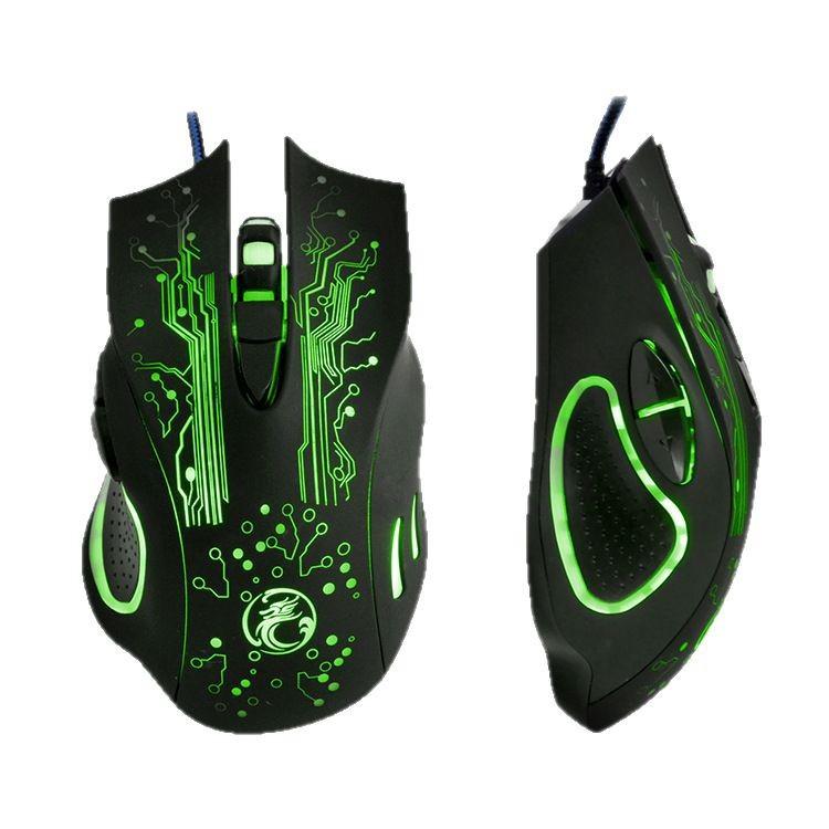 Wired Hovering Illuminated Gaming Keyboard Mouse Headset Set, GK-490