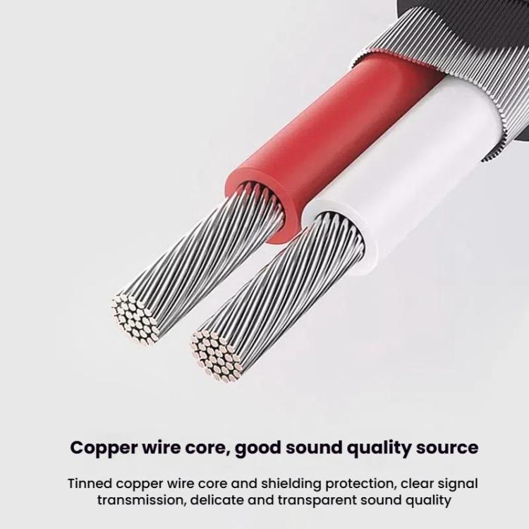 VEGGIEG 3.5mm 3.5 To 2RCA Audio Cable Cell Phone Computer Speaker Connection Cable, 1m, 1.5m, 2m, 3m, 5m, 8m, 10m