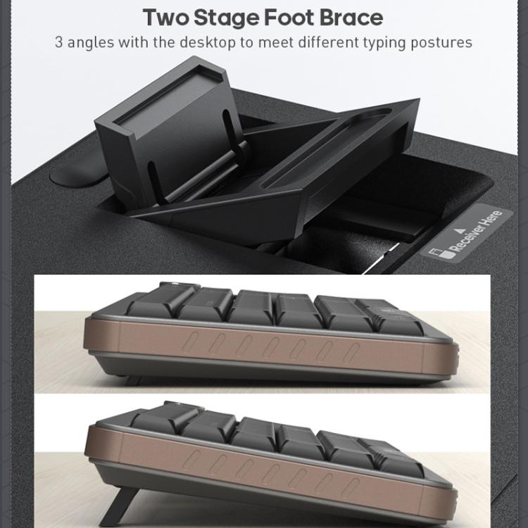 IMICE AN-800 Wireless Bluetooth Dual Mode Scissor Foot Structure Silent Keyboard
