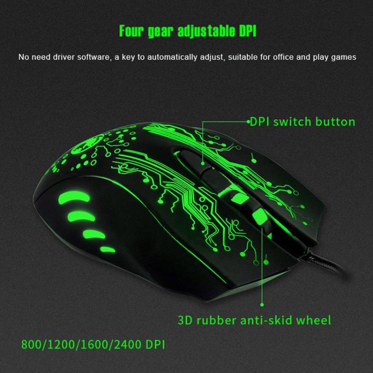 iMICE X9 USB Gaming Optical Wired Mouse, X9
