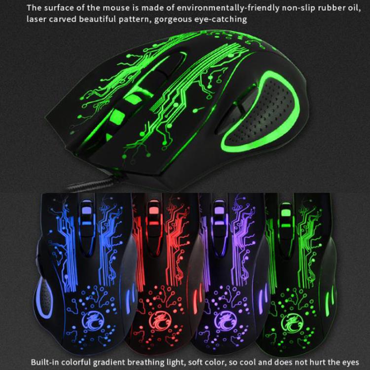iMICE X9 USB Gaming Optical Wired Mouse, X9