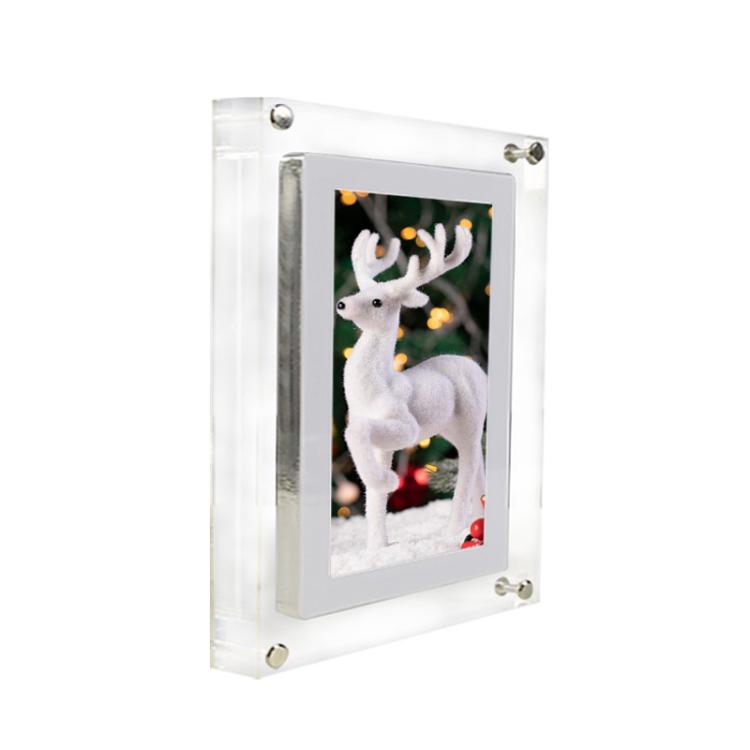 10.1 inch Transparent Acrylic Digital Photo Frame Video Picture Music Player Electronic Album Gift, US Plug, EU Plug, UK Plug, AU Plug
