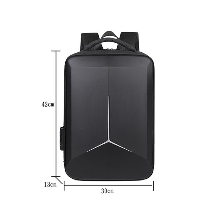 15.6-16.6 Inch Hard Shell Laptop Backpack with USB+Type-C Charging Ports Unisex Anti-Theft Business Travel Bag, Gray, Blue, Black, Airbag Gray, Airbag Blue, Airbag Black
