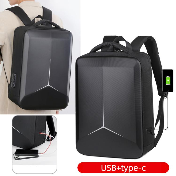 17.3-18 Inch Hard Shell Laptop Backpack with USB+Type-C Charging Ports Unisex Anti-Theft Business Travel Bag, Gray, Blue, Black, Airbag Black, Airbag Gray, Airbag Blue