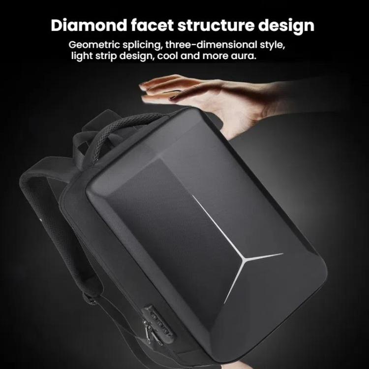 17.3-18 Inch Hard Shell Laptop Backpack with USB+Type-C Charging Ports Unisex Anti-Theft Business Travel Bag, Gray, Blue, Black, Airbag Black, Airbag Gray, Airbag Blue