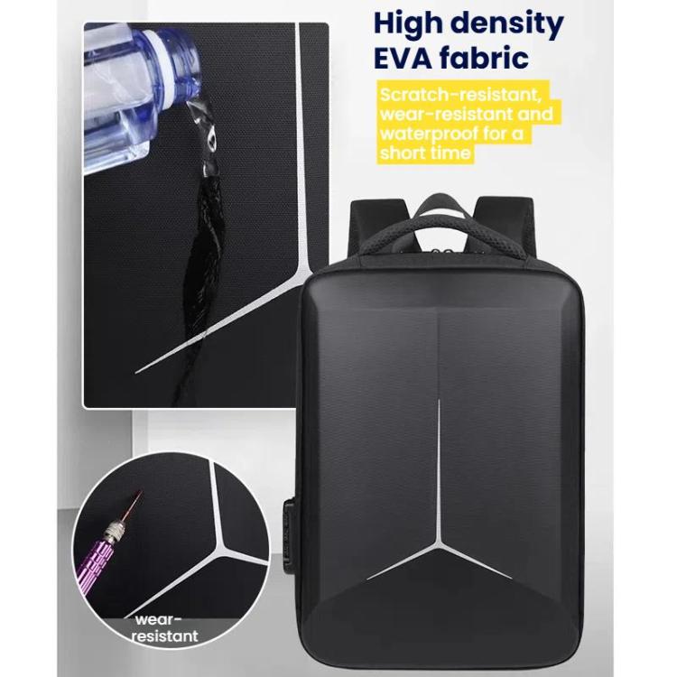 17.3-18 Inch Hard Shell Laptop Backpack with USB+Type-C Charging Ports Unisex Anti-Theft Business Travel Bag, Gray, Blue, Black, Airbag Black, Airbag Gray, Airbag Blue