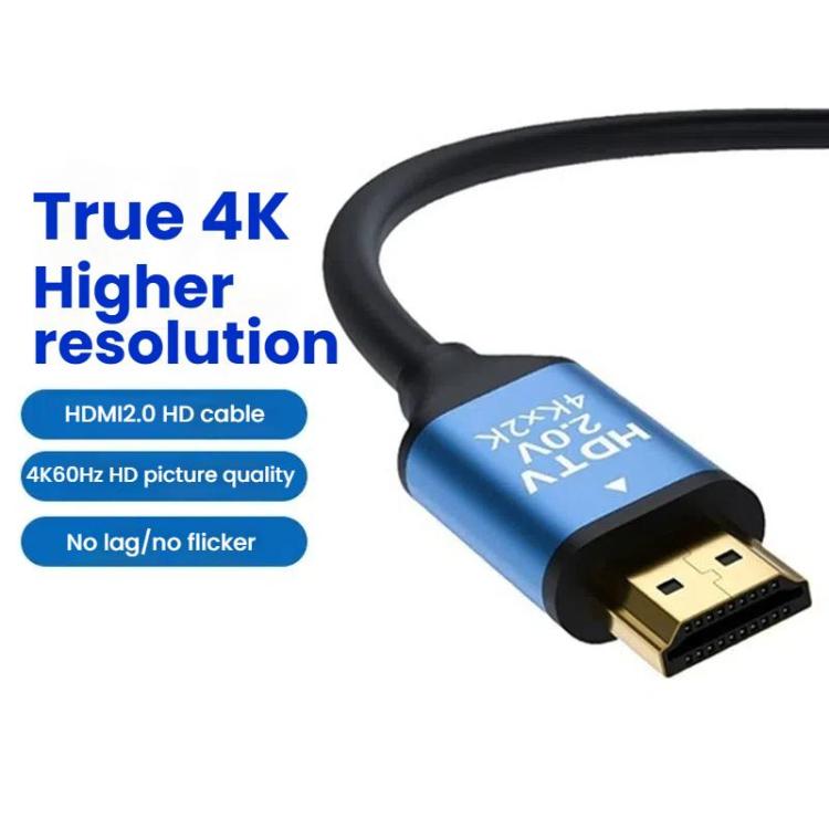 VegGieg V2.0 4K60Hz TV Set-Top Box Computer Monitor Projection HDMI Video Connection Cable, 1.5m, 2m, 3m, 5m