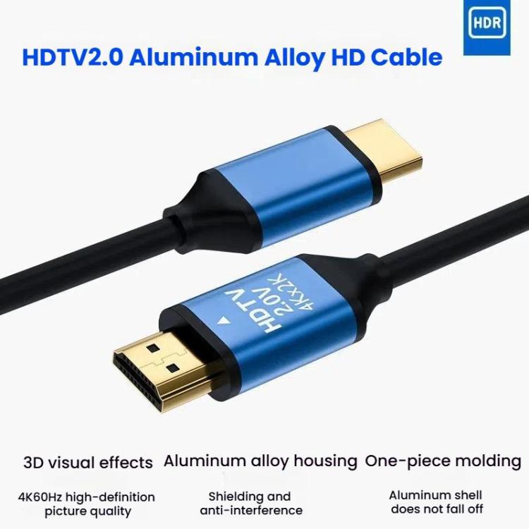 VegGieg V2.0 4K60Hz TV Set-Top Box Computer Monitor Projection HDMI Video Connection Cable, 1.5m, 2m, 3m, 5m
