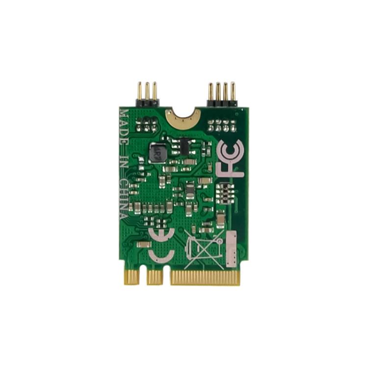 SUNWEIT ST7206 M.2 A+E RTL8125BG Single Port RJ45 2.5G Quad Speed Industrial Network Card, ST7206
