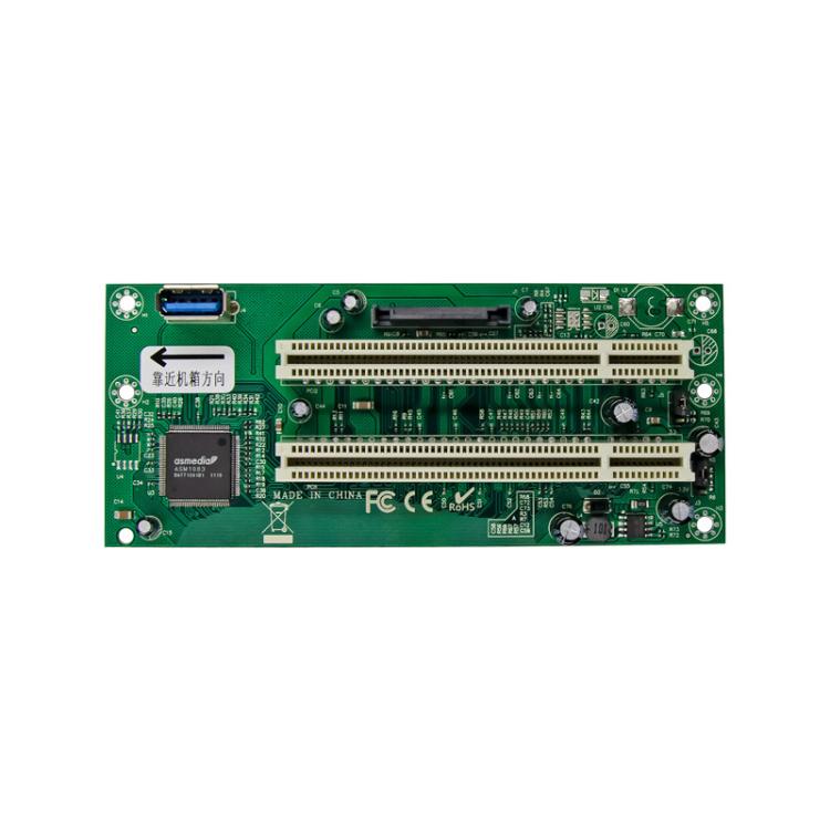 SUNWEIT ST46 PCIe X1 To 2-PCI Card Slot ASM1083 Bridge Card No Drive Plug and Play, ST46