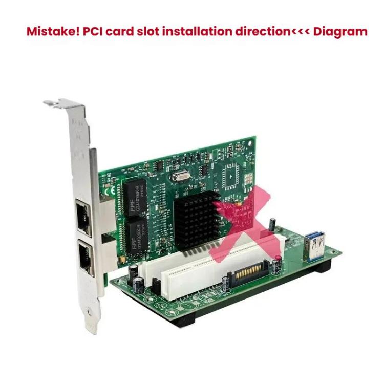 SUNWEIT ST46 PCIe X1 To 2-PCI Card Slot ASM1083 Bridge Card No Drive Plug and Play, ST46