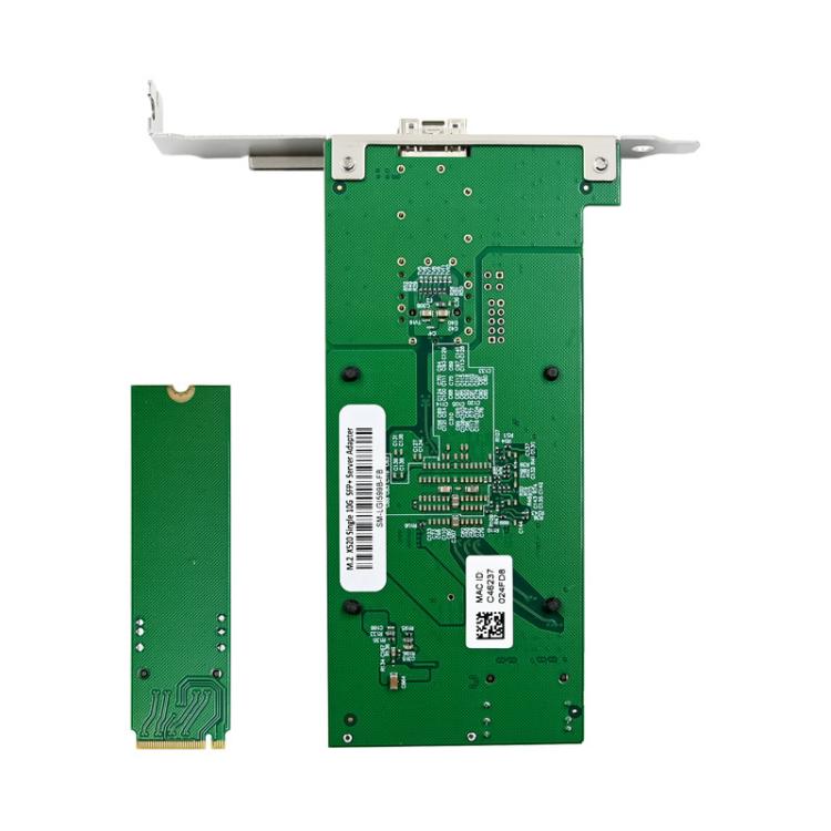 SUNWEIT ST7331 M.2 X520DA1 10GbE Single Optical / SFP+ Server Industrial Network Card, ST7331